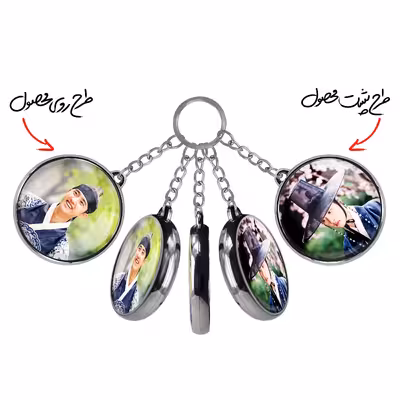 جاکلیدی خندالو طرح دی.او گروه اکسو EXO مدل دوطرفه کد 1338313384