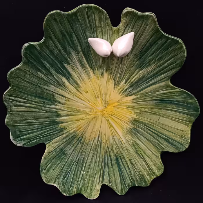 شیرینی خوری سرامیکی هیوا طرح نیلوفر کد 11294816