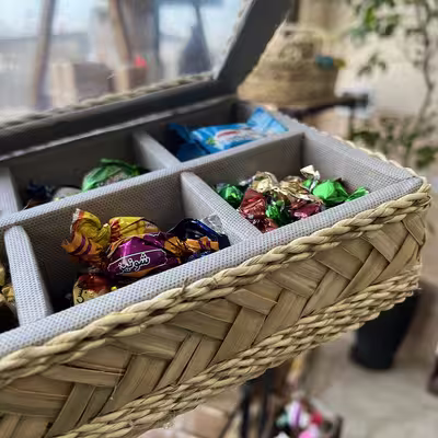 جعبه چای کیسه ای مدل سنتی شش خانه