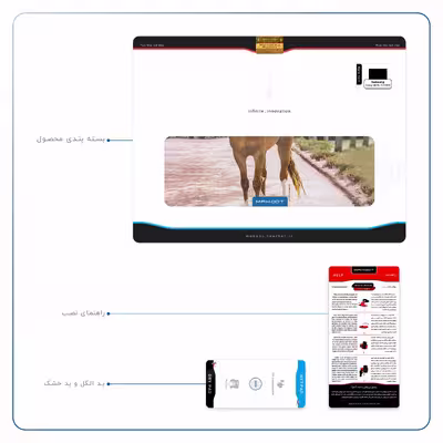 برچسب پوششی ماهوت مدل Horse-1 مناسب برای تبلت سامسونگ Galaxy Tab S5e 10.5 2019 T720