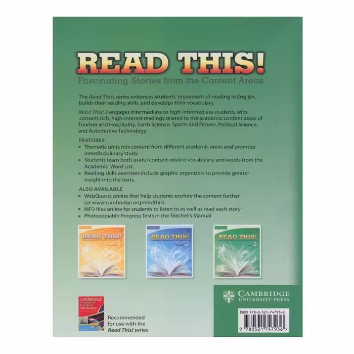 کتاب Read This 3 اثر Alice Savage انتشارات الوندپویان