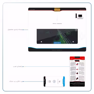 برچسب پوششی ماهوت مدل Jungle مناسب برای تبلت سامسونگ Galaxy Tab S2 9.7 2015 T810