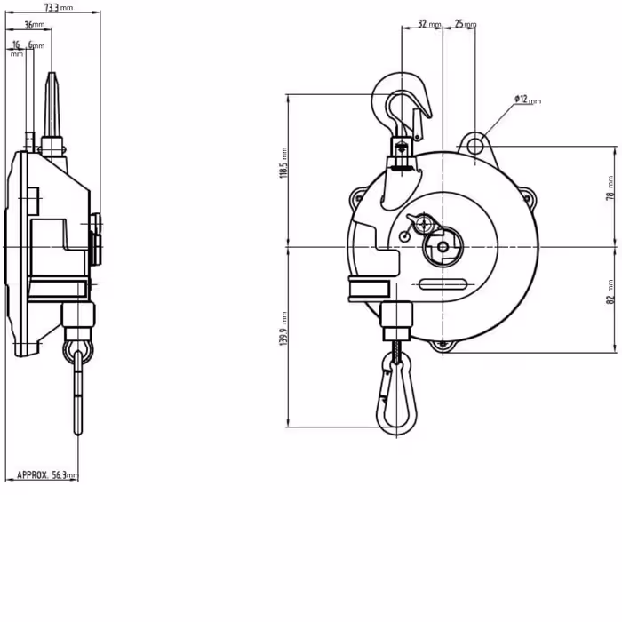 بالانسر تیگون مدل TW-3