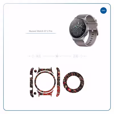 برچسب ماهوت طرح Iran Carpet6 مناسب برای ساعت هوشمند هوآوی Watch GT 2 Pro