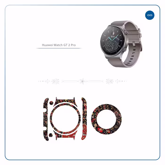 برچسب ماهوت طرح Iran Carpet6 مناسب برای ساعت هوشمند هوآوی Watch GT 2 Pro