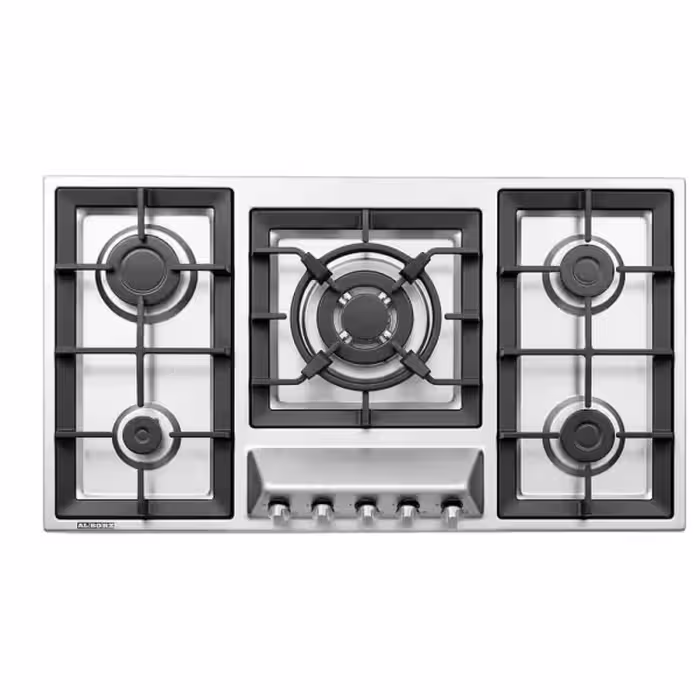 اجاق گاز رومیزی پنج شعله مدل S-5960 استیل البرز