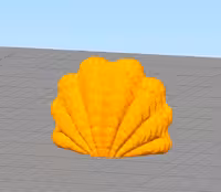 مدل سه بعدی صدف کد02 (STL)