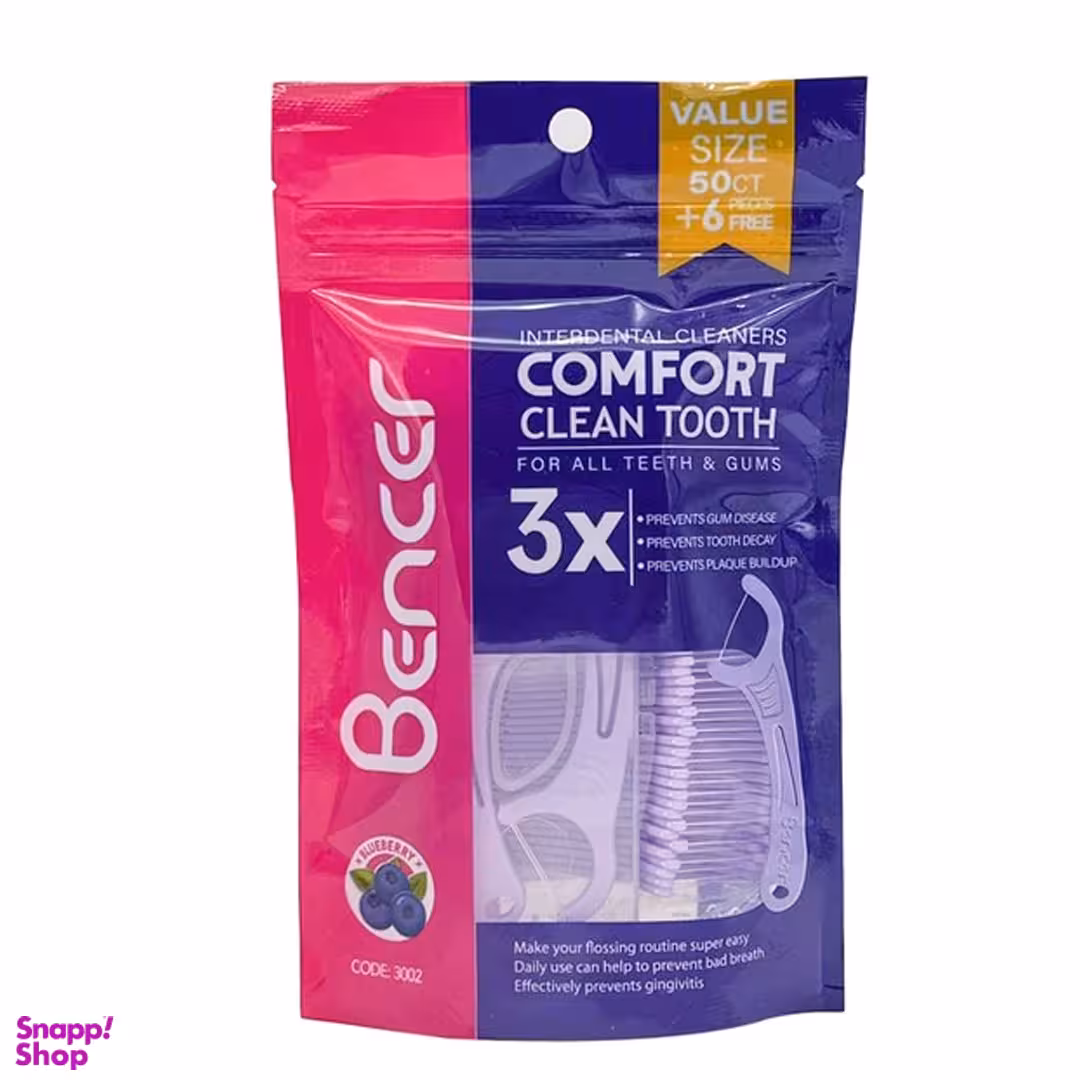 نخ دندان کمانی بنسر (Bencer) مدل Comfort بسته 56 عددی