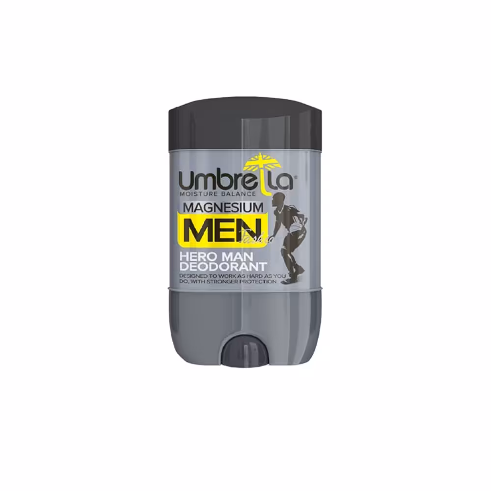 ژل دئودورانت استیک ضد تعریق و خوشبوکننده بدن مردانه ( مام اقایان ) آمبرلا Hero Man حجم 75 میل