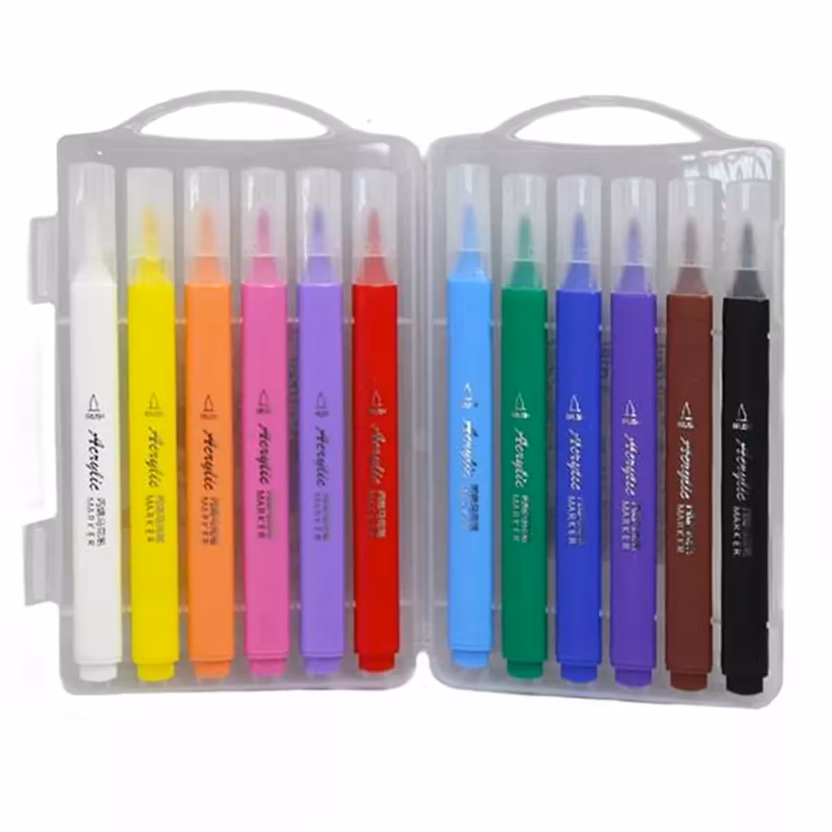 ماژیک رنگی 12 رنگ اکرولیک کد 117008136