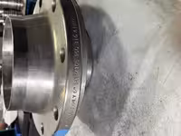 فلنج گلودار 6  اینچ  ریس فیس رده 10 کلاس 150 NACE A/SA 182/F321 B16