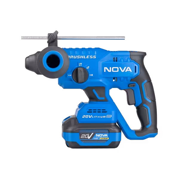 دریل بتن کن شارژی نووا  20 ولت براشلس 2/2 ژول کد 7733