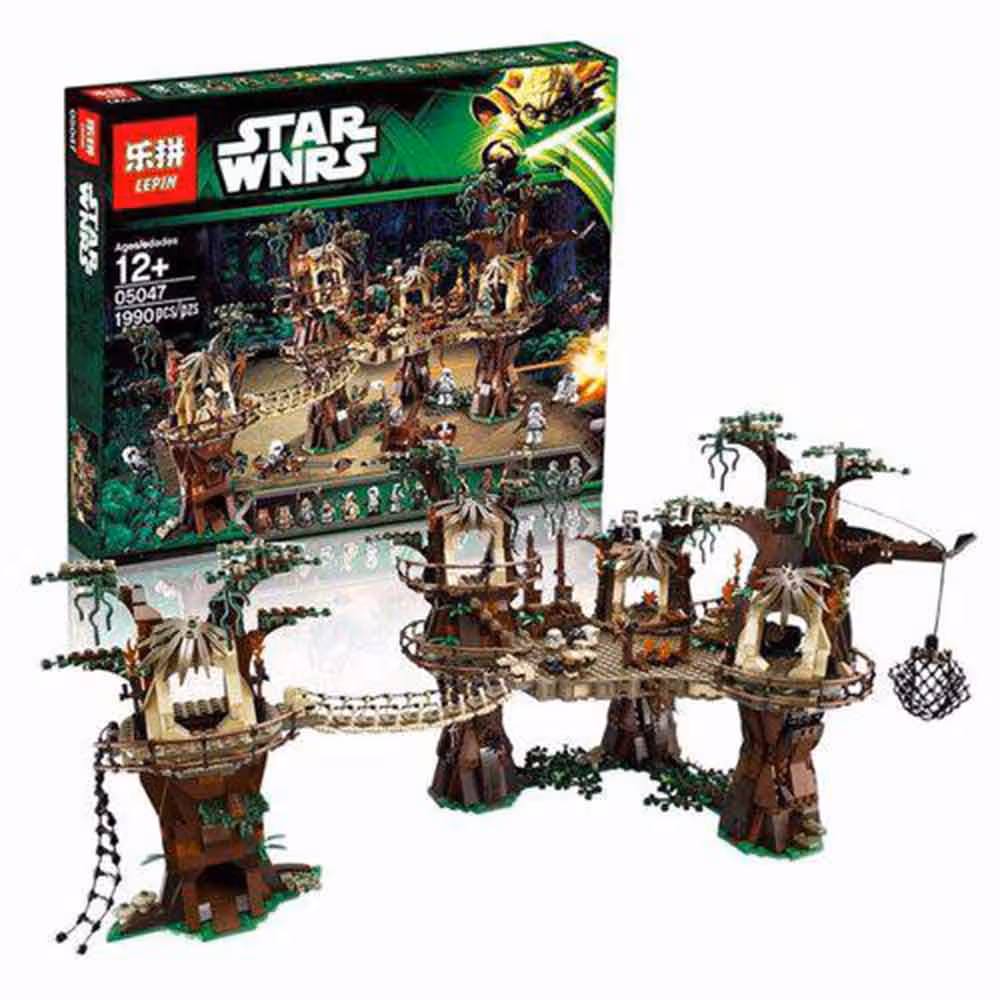 لگو شهر استاروارز Ewok Village برند Lepin کد 05047