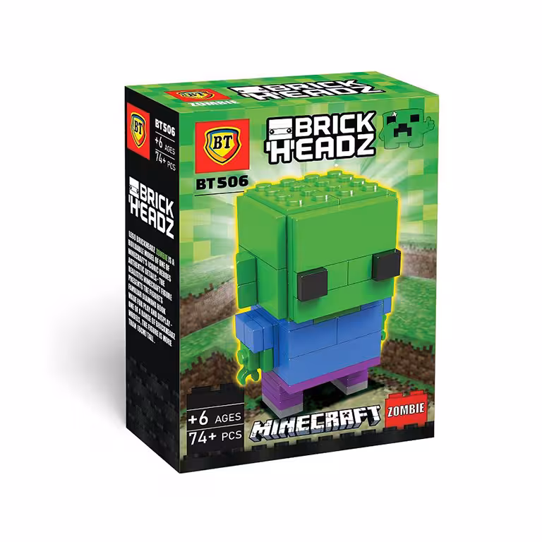 ساختنی (لگو) ماینکرفت Brick Headz بریک هدز BT506