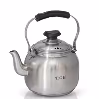 کتری لوله دار قیطاسی 2.5 لیتری مدل 30008 مات کف چدن