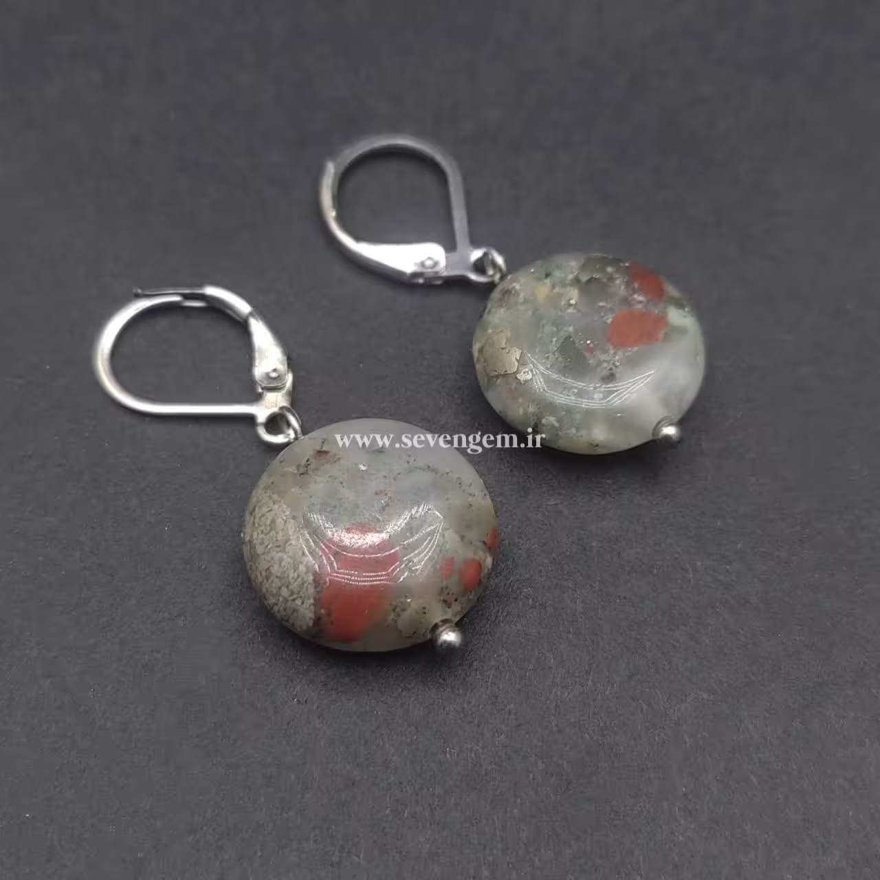 گوشواره سنگ خون (کدA756)