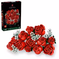 لگو آیکونز مدل دسته گل رز قرمز Bouquet of Roses 10328