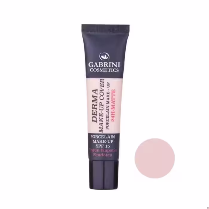 کرم پودر تیوپی گابرینی شماره 101 GABRINI DERMA MAKE-UP COVER