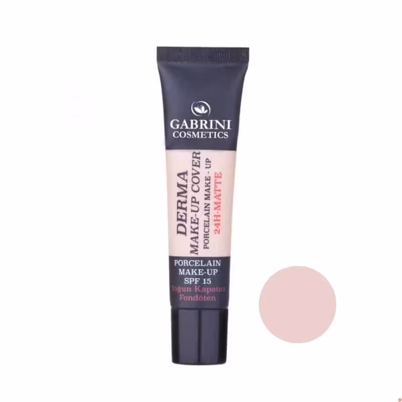 کرم پودر تیوپی گابرینی شماره 101 GABRINI DERMA MAKE-UP COVER