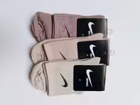 جوراب 3 عددی ساق دار طرح نایک | گل میخک