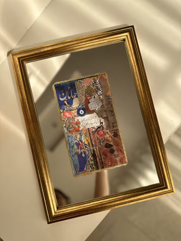 آیینه دکوراتیوو طرح یلدایی