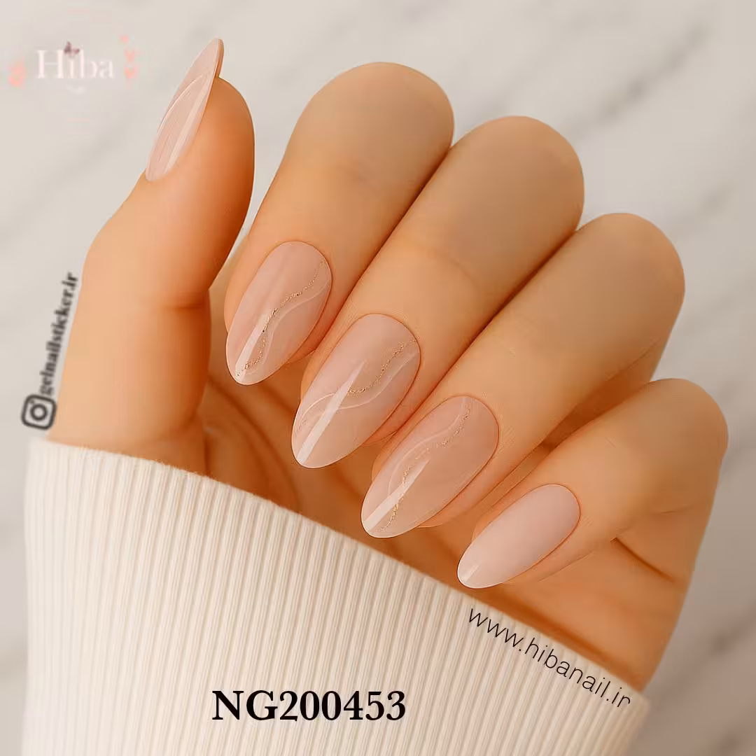 استیکر ژله ای کاشت ناخن (نیل رپ)_کد NG200453