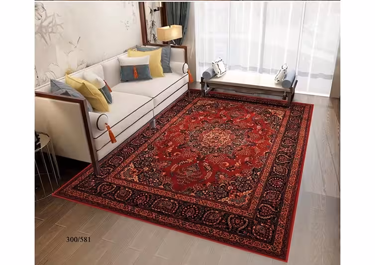 روفرشی کشدار مخمل شانل ترک(کشدوزی شده)-کد طرح 165