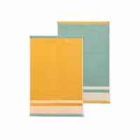 حوله آشپزخانه زرد و سبز چیبو 2 عددی