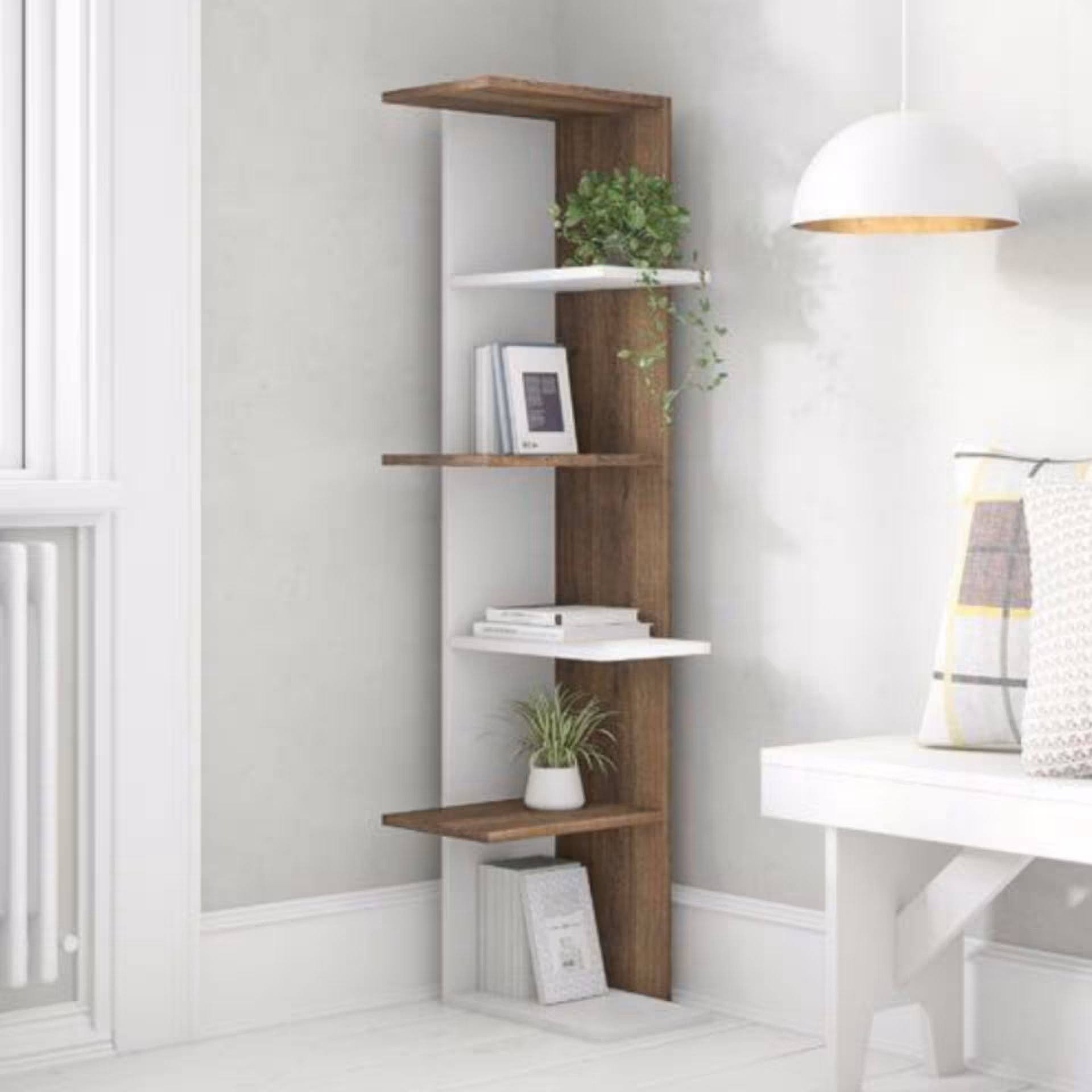 قفسه کتاب و دکوری ام دی اف کد B18 (مستقیم از تولیدکننده)ارسال با باربری 