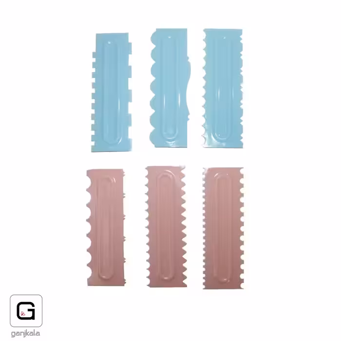 لیسه 22 سانت طرح دار 6 عددی رزا