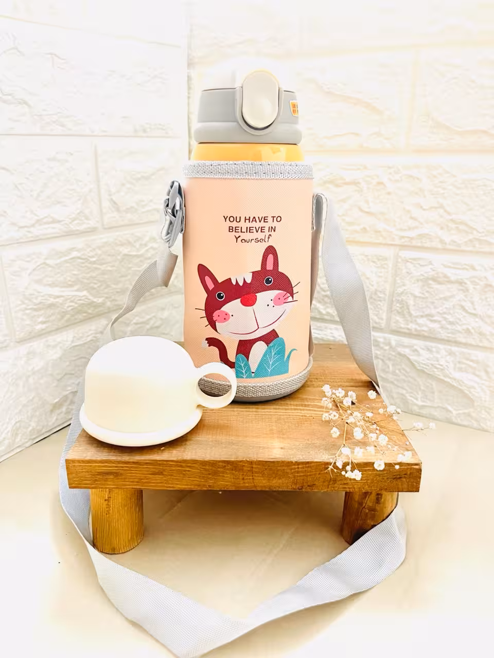 فلاسک وقمقه کیف دارطرح گربه