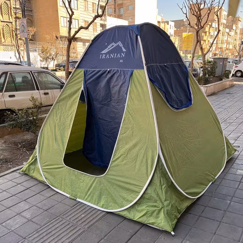 چادر مسافرتی 8 نفره فنری مدل برنو ارتفاع بلند