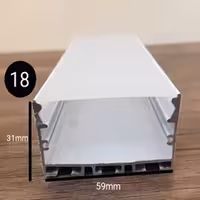 لاینر نوری روکار 5.9 سانتی متری کد 18 رنگ فول کالر