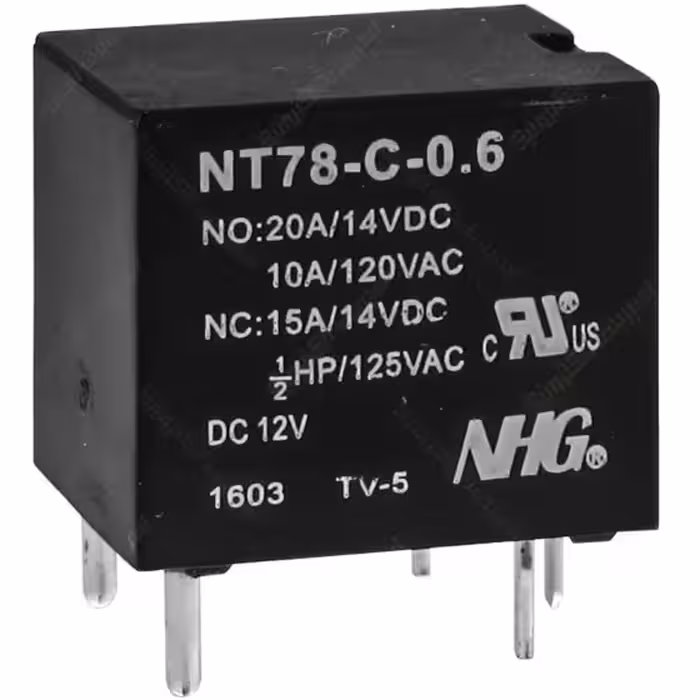 رله 12 ولت بچه میلون NHG-NT78