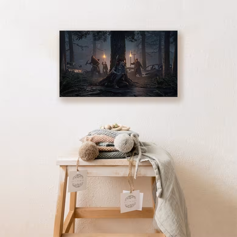 تابلو شاسی طرح بازی the last of us مدل 562 | دنیای قاب