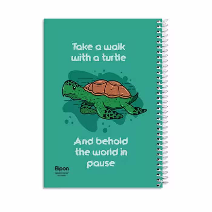 دفتر 100 برگ سیمی کلاسیک الیپون طرح 7