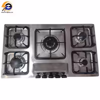 اجاق گاز 5 شعله رومیزی ورتکس مدل zc5