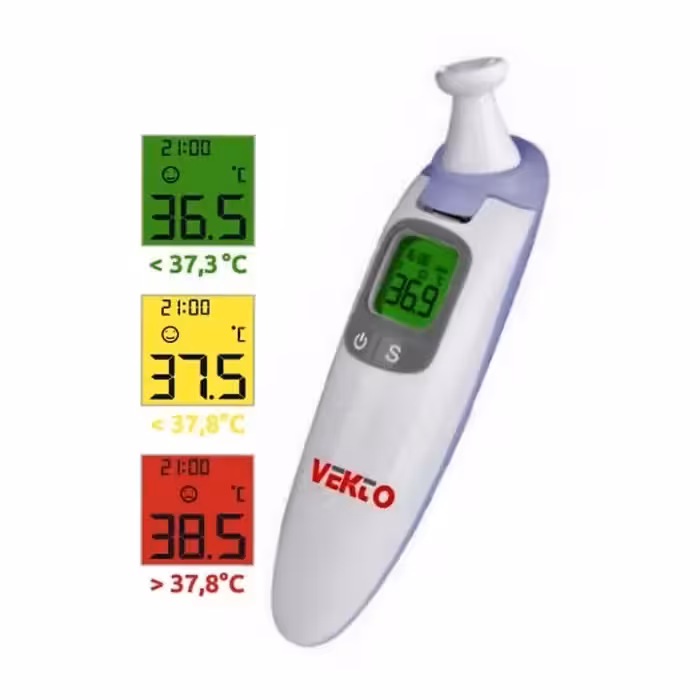 تب سنج تماسی گوش و پیشانی 215 وکتو