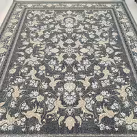 فرش ماشینی کاشان 700شانه 100درصدآکرلیک طرح سوین طوسی12متری(باارسال رایگان)