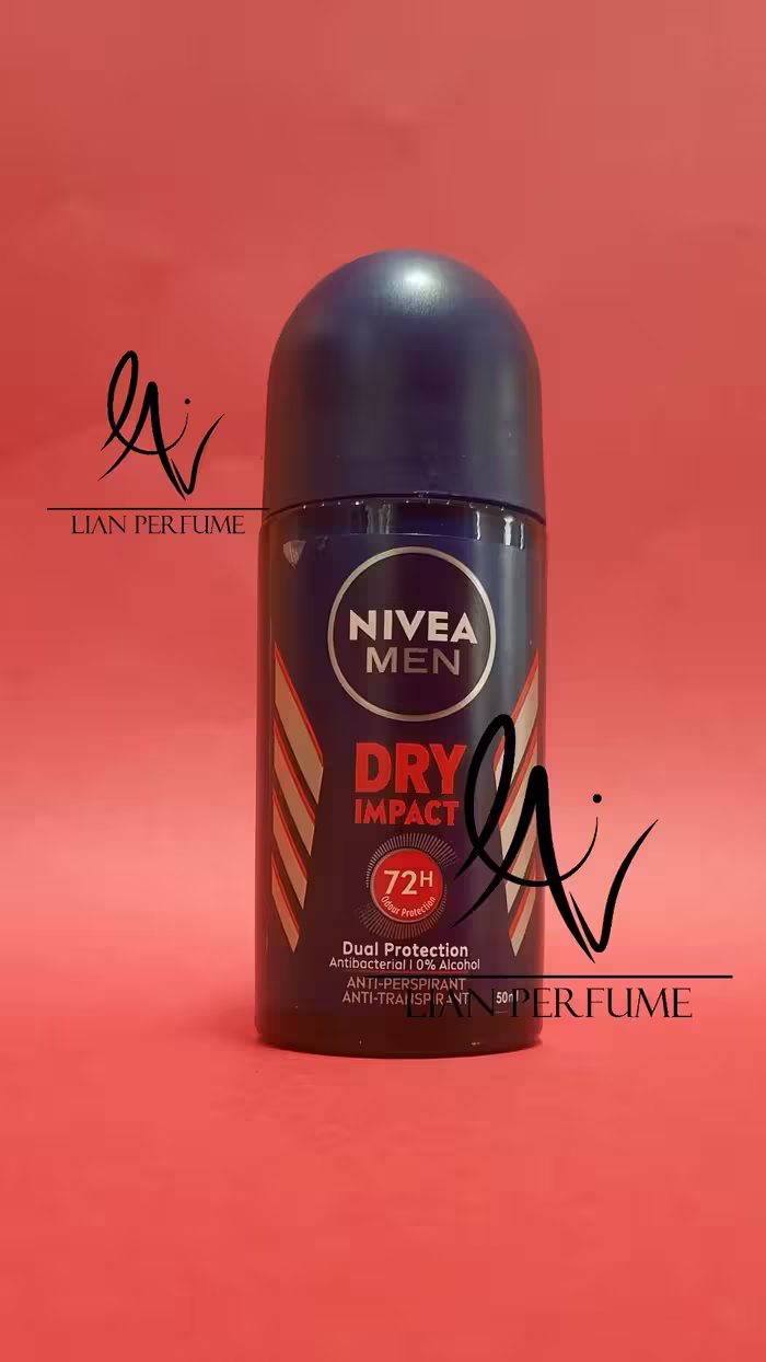 مام رول ضد تعریق مردانه نیوا درای ایمپکت 72 ساعته 50 میل dry impact nivea men 72h