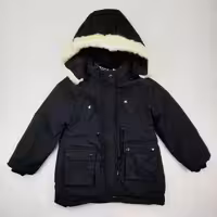 کاپشن دخترانه وارداتی مشکی کد 10401