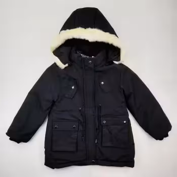 کاپشن دخترانه وارداتی مشکی کد 10401