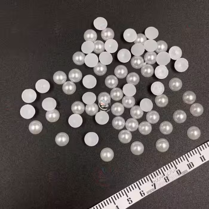 مروارید لپه ای سایز 10 ( سفید ) بسته 25 گرمی