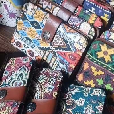 کیف جاکارتی ترمه ومخمل چاپی