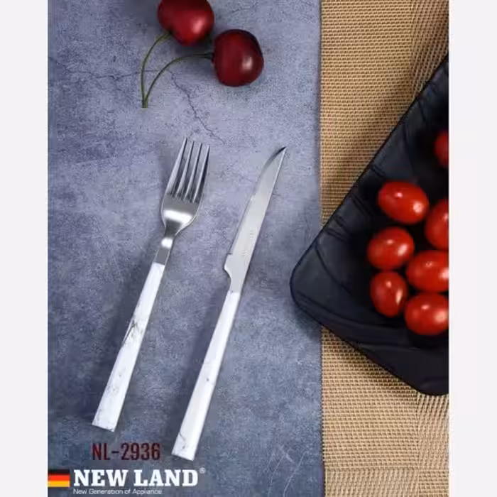 کارد و چنگال میوه خوری نیولند مدل 2936 / NEWLAND NL-2936