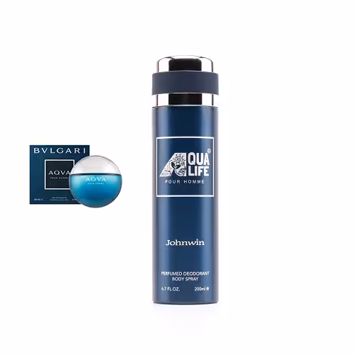 اسپری بدن رایحه ادکلن بولگاری آکوا پور هوم| Bvlgari Aqva Pour Homme حجم 200 میل