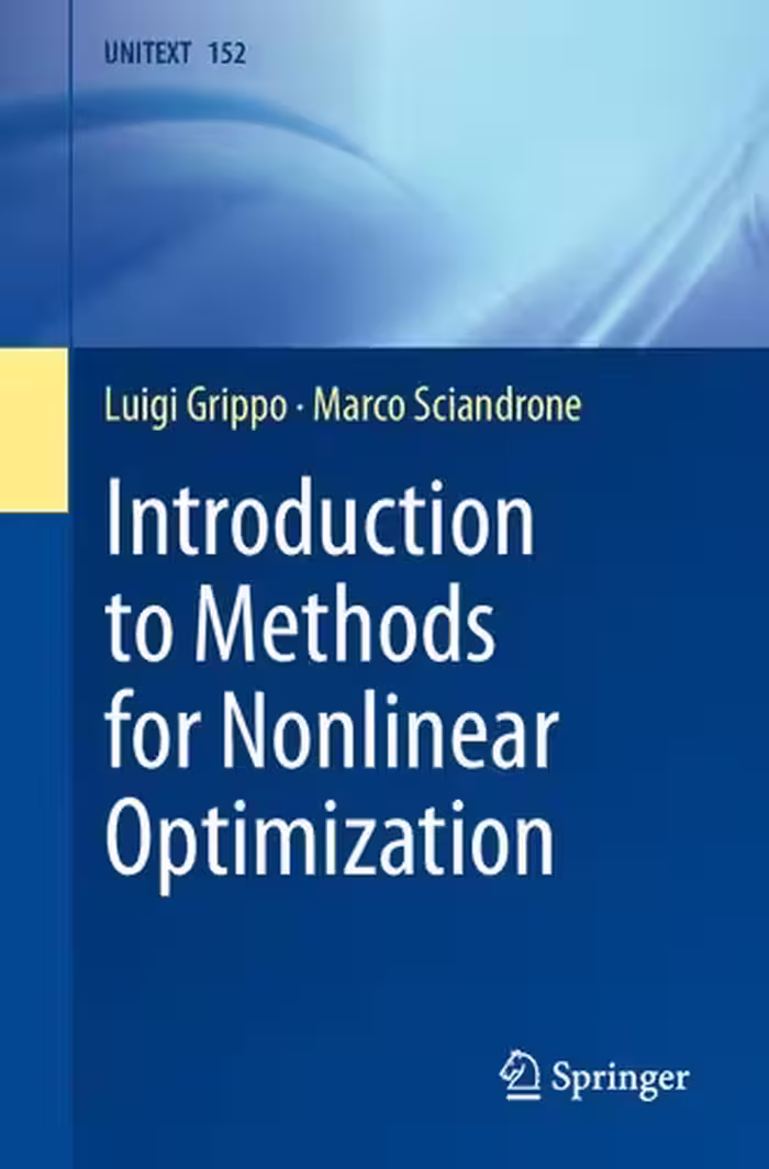 خرید و دانلود نسخه کامل کتاب Introduction to Methods for Nonlinear Optimization