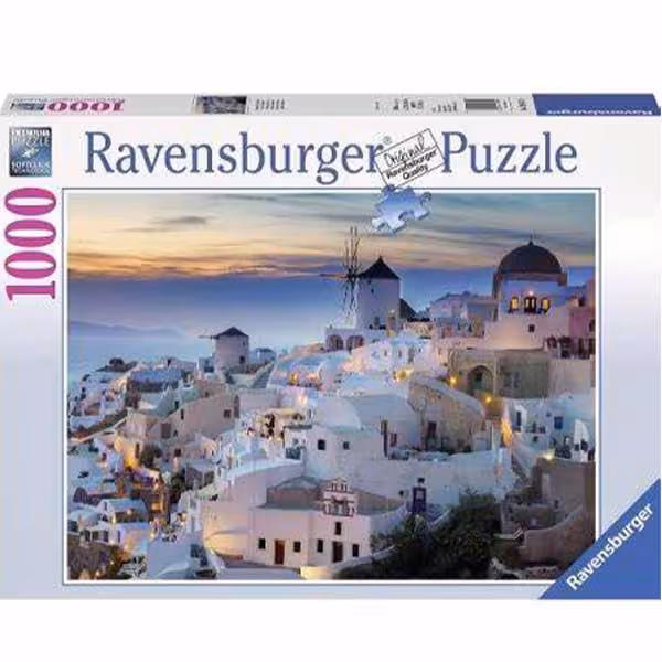پازل 1000 قطعه Ravensburger طرح عصر سنتورینی