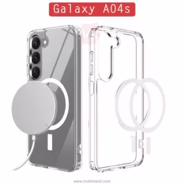 قاب مگ سیف شفاف گوشی سامسونگ Galaxy A04s
