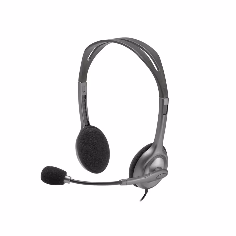هدست سیمی لاجیتک Logitech H110 Wired Stereo Headset with Dual 35mm